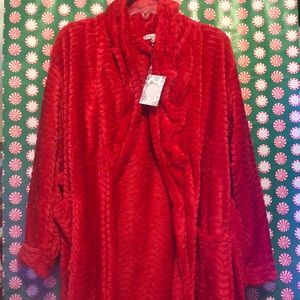 Lights off plush robe